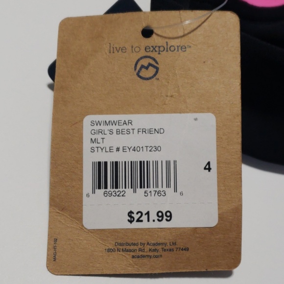 NWT Magellan Bikini Swimsuit Top Sz 4 - Picture 5 of 7